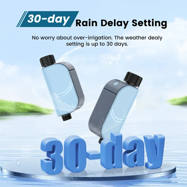 GIRIER Smart Water Timer WiFi Programmable Sprinkler Timer for Garden Hose Drip Irrigation System Support Tuya App No Hub Needed 4