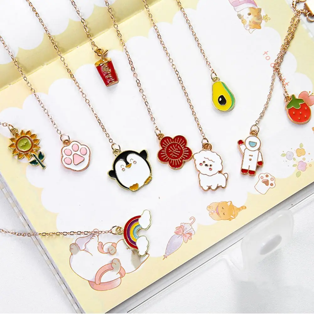 

Ins Style Metal Pilot Cartoon Book Holder Book Clip Bookmark Animal