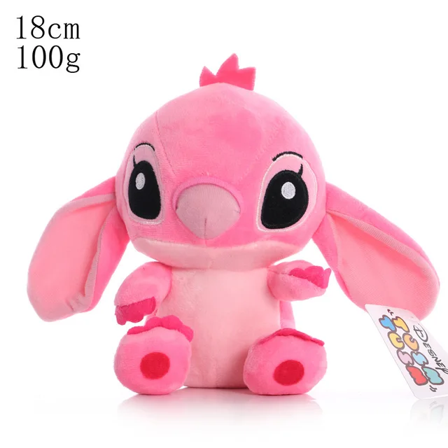 25 cm Lilo & Stitch Stitch Peluche Disney Anime Jouet Avec Ventouse Rouge 