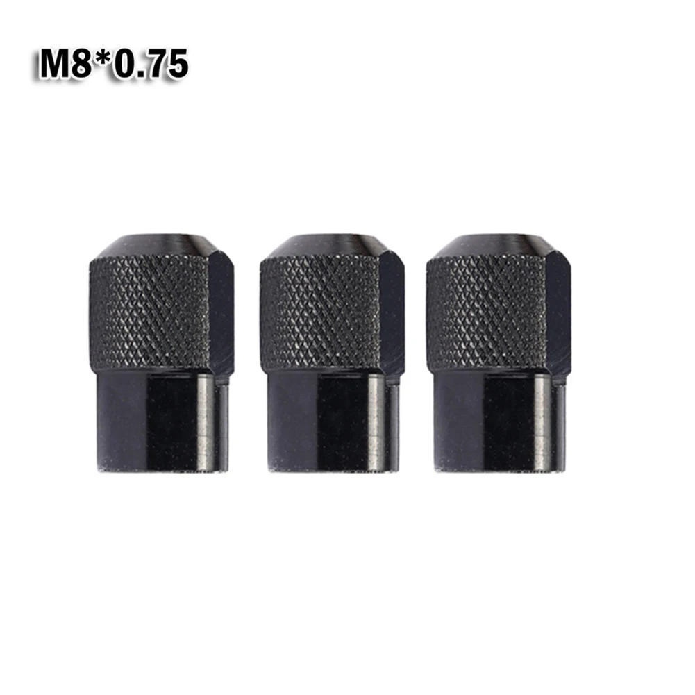

3*Chuck Nut+1*Wrench Mini Drill Chuck M8*0.75mm Chuck Nut Rotary Tool Accessories + Wrench For Most Rotary Zinc Alloy Tools✅