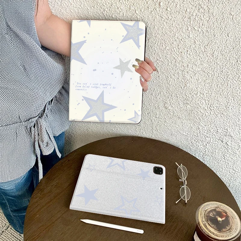 Blue Stars Trifold Cover