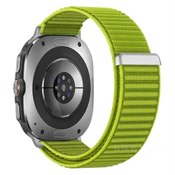 Adjustable Nylon Strap Replacement for Samsung Galaxy Watch Classic - Premium Wristband Accessories (Field Green)