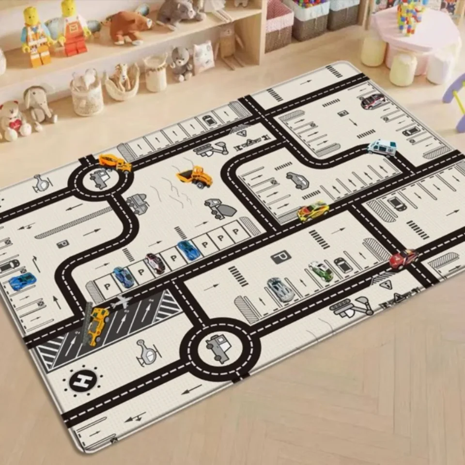 Foldable Educational Baby Play Mat for Crawling
