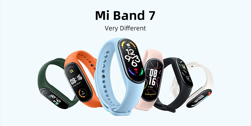 Xiaomi MI Smart Band 7, AMOLED Screen Black