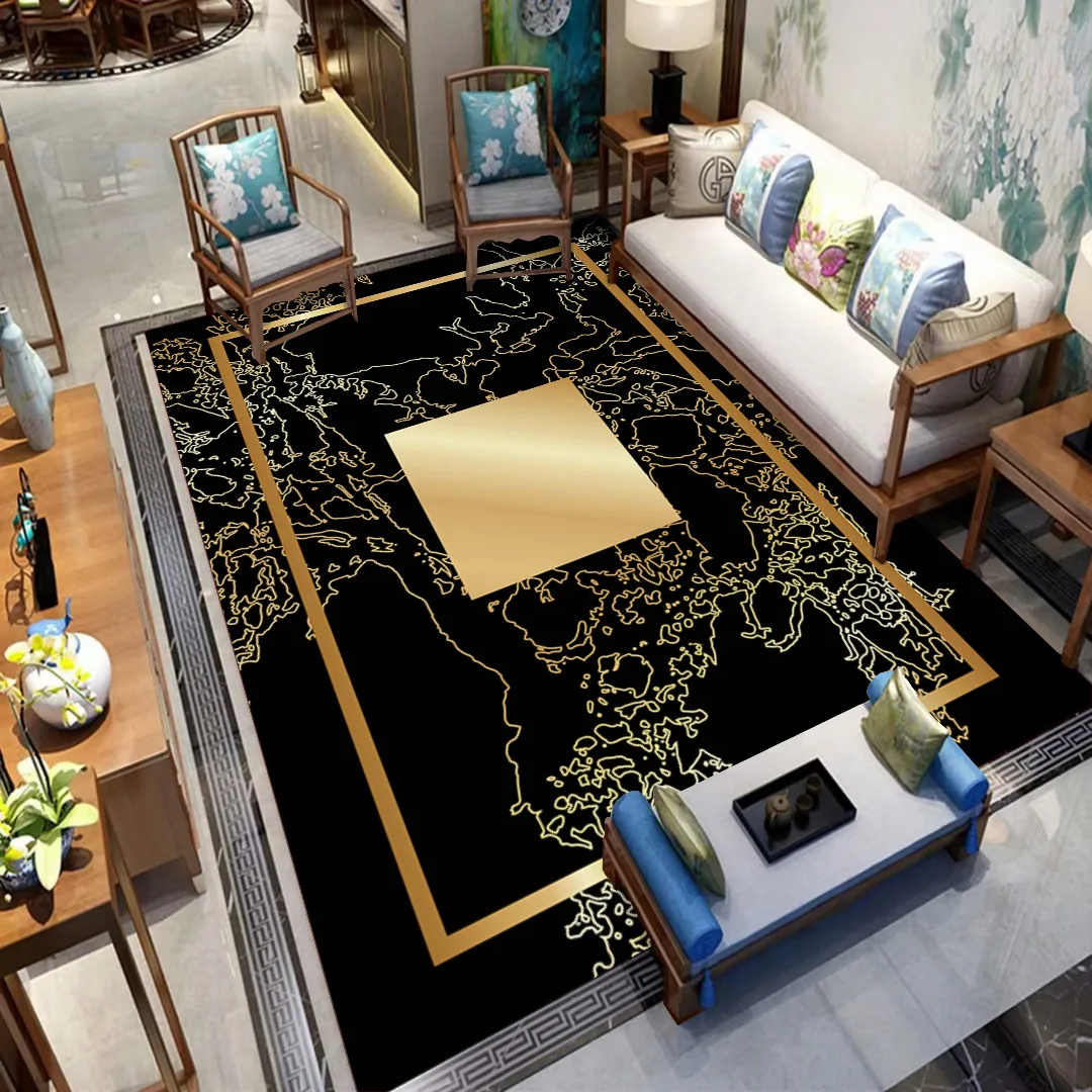 Chinese Style Retro Carpet Living Room Rugs for Bedroom Home Decor