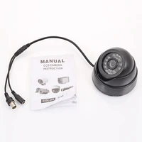 Caméra de surveillance extérieure IP 24 LED (CMOS COLOR), dispositif de sécurité sans fil, avec vision nocturne infrarouge, écran 1/3 pouces (3.6mm) et objectif intégré 6