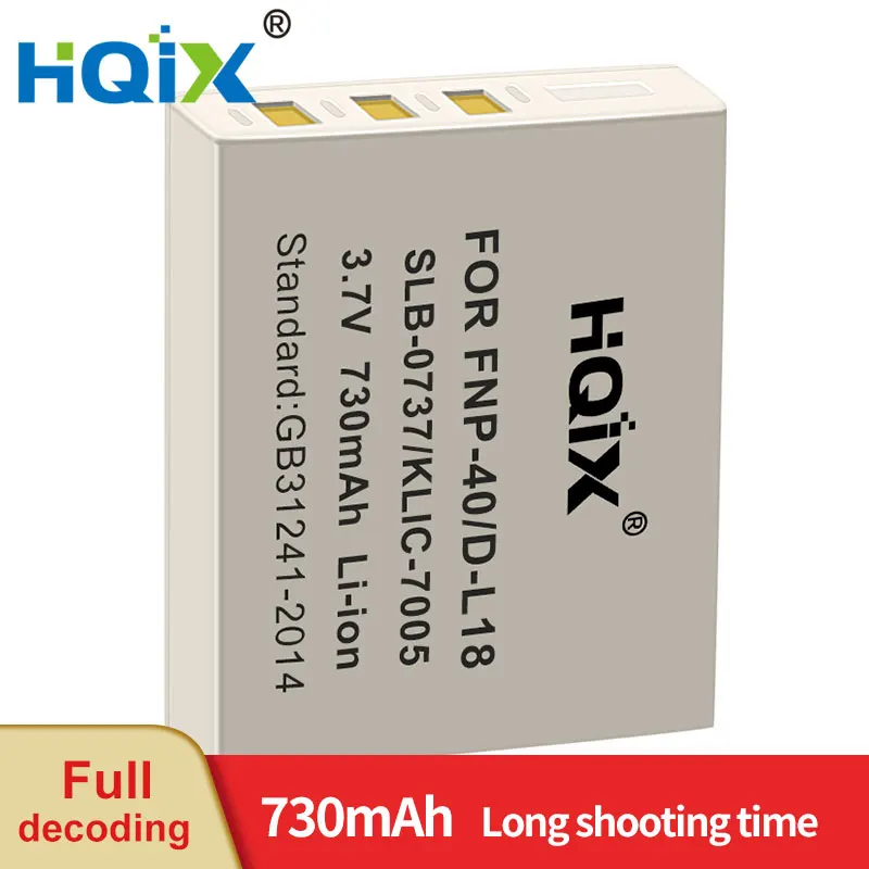 Hqix Per Kodak Easyshare C763 Caricabatteria Per Fotocamera Klic-7005