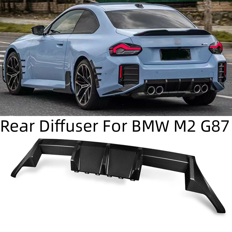 

For BMW G87 M2 2-Door 2023+ Real Dry Carbon Fiber Front Lip Rear Diffuser Bumper Body Kit