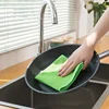 10/5/3pcs Microfiber Cleaning Cloth, Dishwashing Cloth Household Rag Kitchen Bathroom Cleaning Towel Durable Absorbent Towel 6