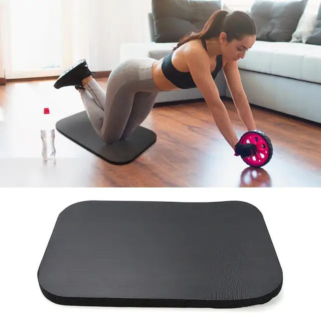 Yoga Knee Pad Accessories Pilates Support Foam Cushions Extra Padding Rectangle Floor Exercise Home Gym Anti Slip Wrist Elbow 2