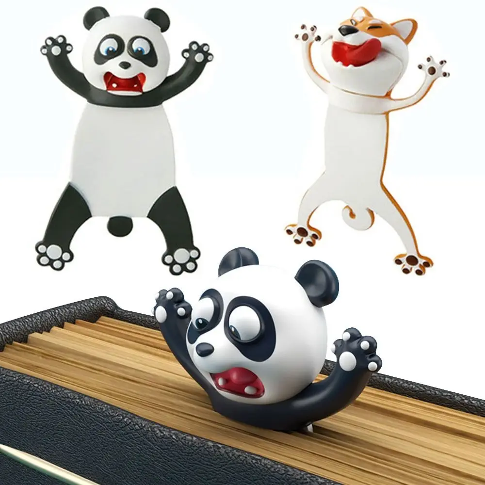 Animal Bookmark Bookmarks Stationery Supplies 3D Stereo Cartoon Marker Animal Bookmarks