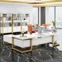 Unusual Unique Office Desk Conference Mobile Minimalist Boss Office Desk Designer Reading Vintage Wooden Escritorio Furniture