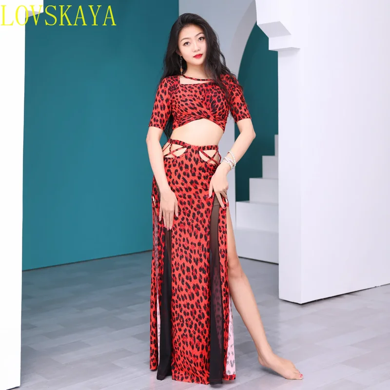 

New belly dance costume set, half sleeved top and long skirt, 2 pieces of Oriental dance costume dance costume set