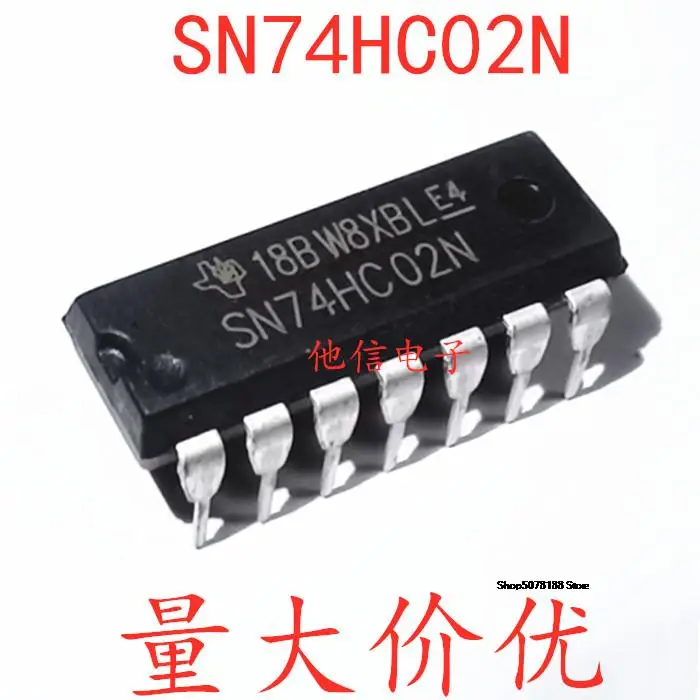 

SN74HC02N 2 74HC02 DIP14 IC