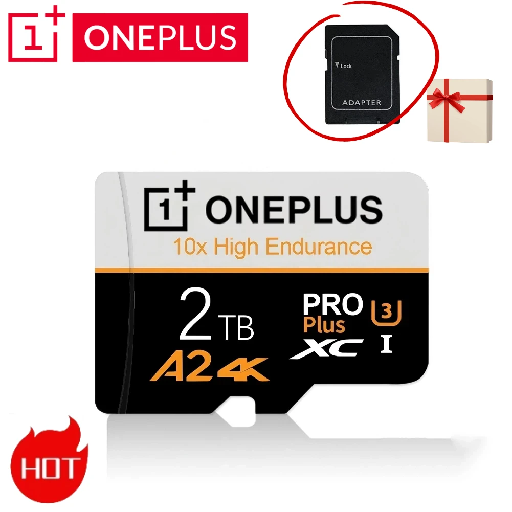 원플러스 2TB 1TB 메모리 카드 마이크로 SD 카드 512GB 256GB TF 카드 카메라 감시 장치용 휴대폰 스위치 모니터용 2026 신제품