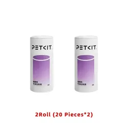 Enhanced Cat Litter Waste Receptacles - Portable Replacement Bags for Self - Cleaning Systems (2 Rolls)