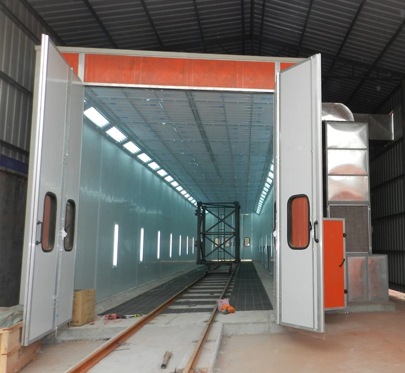 Truck big size Paint Spray Baking Booth Automotive Car Room With Diesel Heating CE Approve images - 6