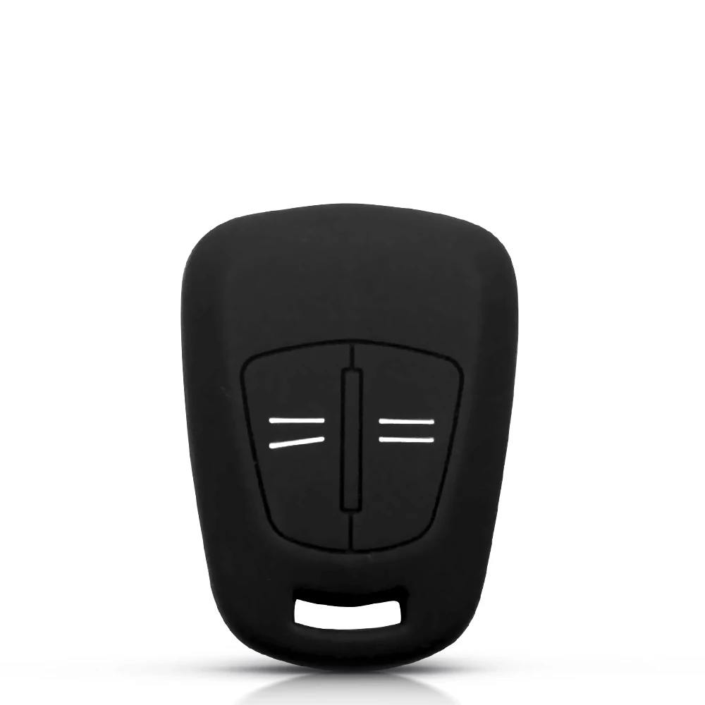 KEYYOU 2 버튼 실리콘 원격 자동차 키 케이스, Opel Vauxhall Corsa Agila Meriva ASTRA H Vectra Zafira Signum 커버 스타일링