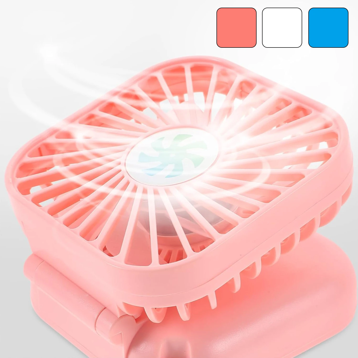 Hanging Neck Fans Mini Portable Folding USB Charging Power Bank Summer Cooling Fan Handheld Desk Multi Function Fan for Sports