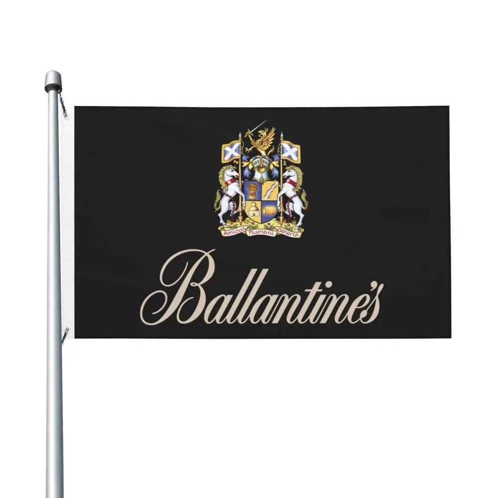 New Ballantine Double Sided Banner Breeze Flag Garden Flag Bandiera Decorativa Party Banner 3 X5Ft (90X150Cm)
