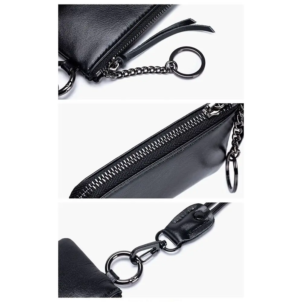 Geschenke Kleine Geldbörse aus weichem Leder, tragbare Bus-Karte, Schlüsseltasche, Visitenkarte, große Kapazität, Geldbörse, ultradünner kleiner Kartenhalter – Detail 9
