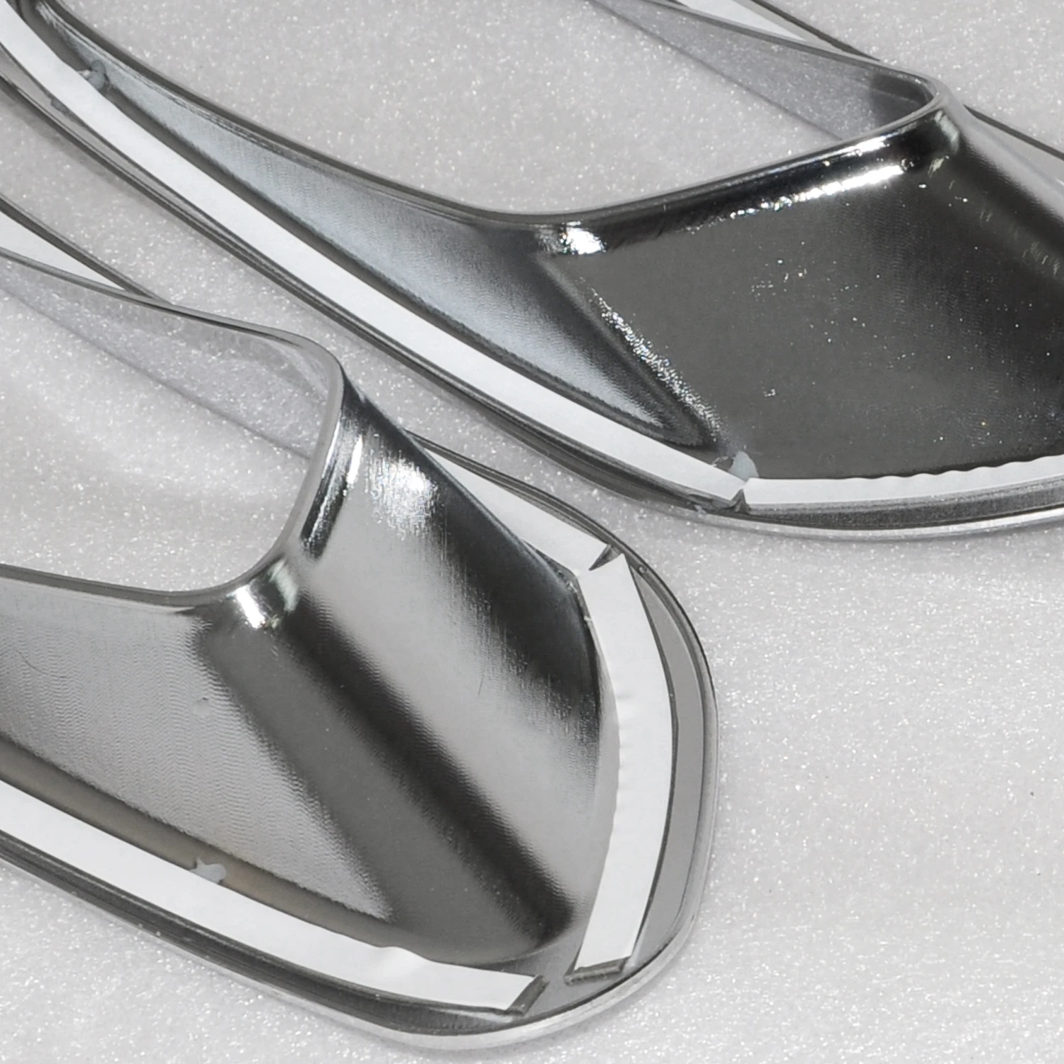 Chrome Rear Fog Light Cover Tail Lamp Trim Rim For Jeep Compass 2011 2012 2013 2014 2015