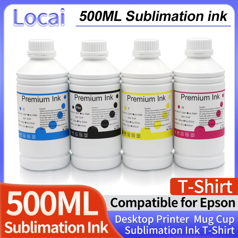 

500ml Sublimation Ink Refill INK For Epson Desktop Printer ET-7700 ET-7750 ET-8700 ET-3720 ET-3750 ET-4720 ET-4730 ET-4750 Color