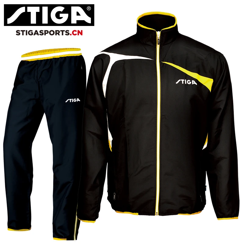 Genuine STIGA Table tennis clothes for men and women clothing LONG sleeved ping pong Jersey sets