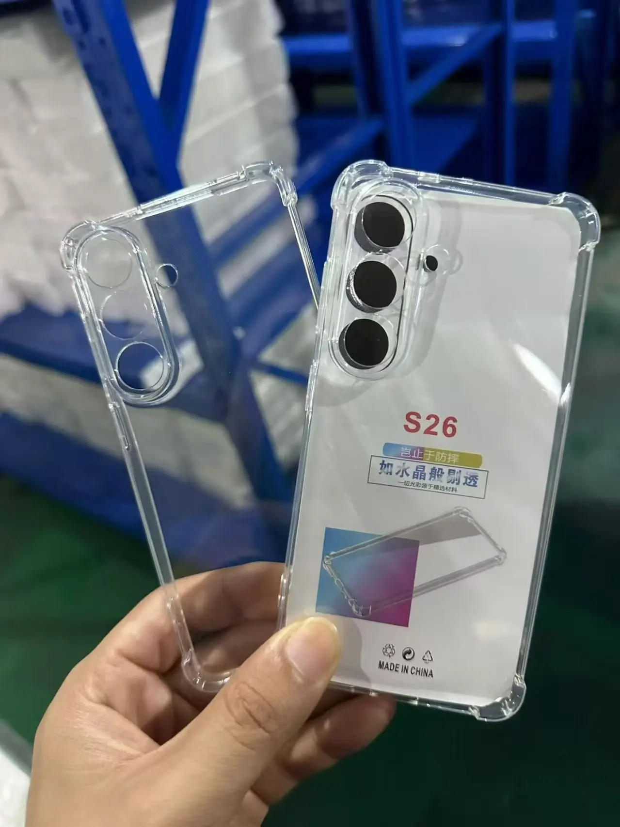 Transparent Shockproof Case with Clear Thick Design