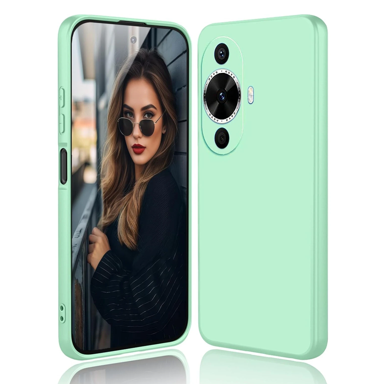 Flexibler TPU-Fall aus flüssigem Silikon für Huawei Nova 12 SE 12S 12i 11 Pro 11i 10 9 SE Schutzhülle Fundas Coque Capa_voghion.com