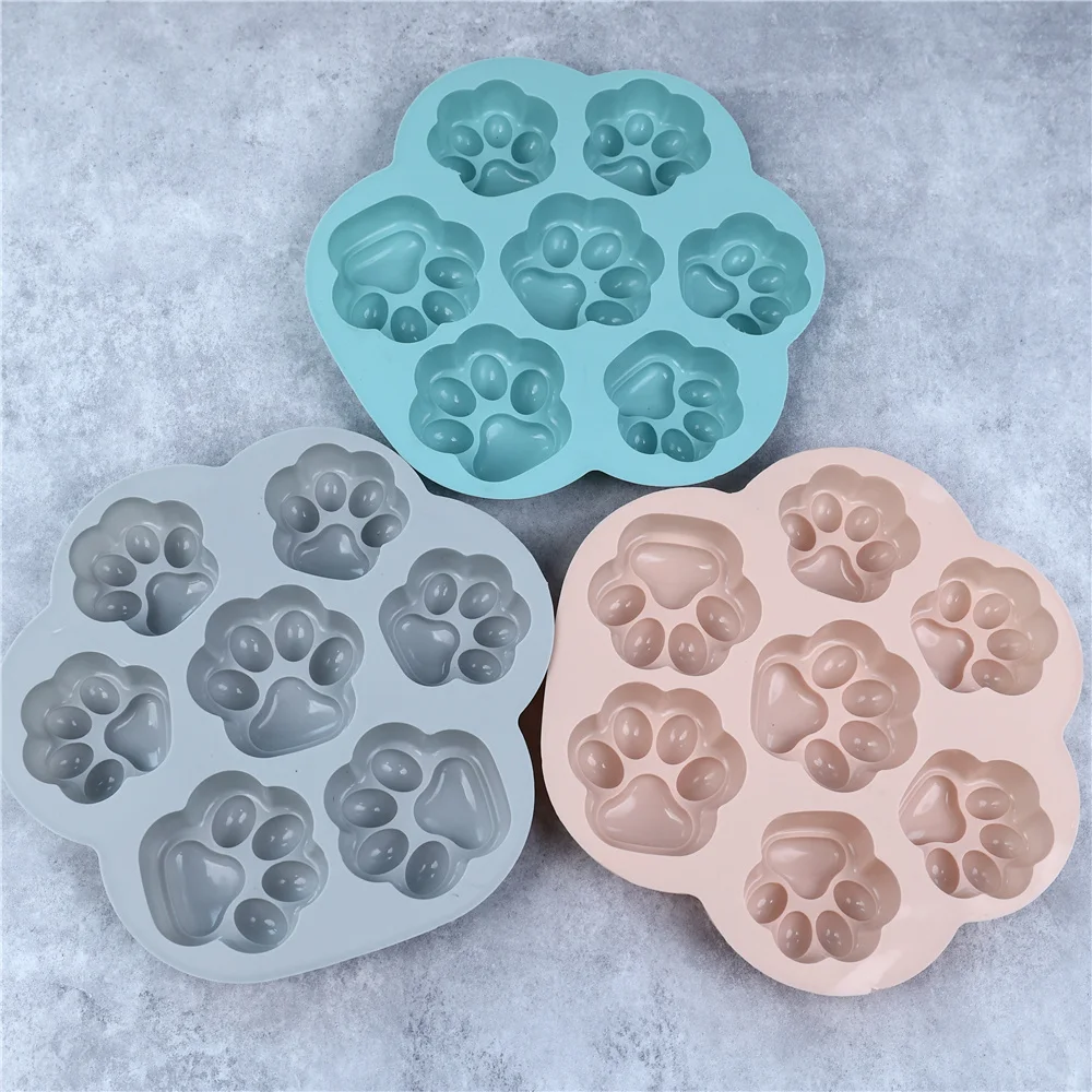 Paw Print Silicone Mold for Multi-Purpose Treats and Creations