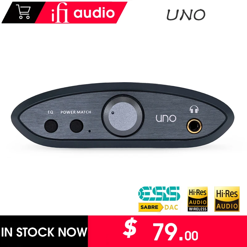 Ifi Uno Portatile Bilanciato Hi-Res Convertitore Analogico Digitale Amplificatore Per Cuffie Nuovo Sonic Booster Attrezzatura Audio Professionale