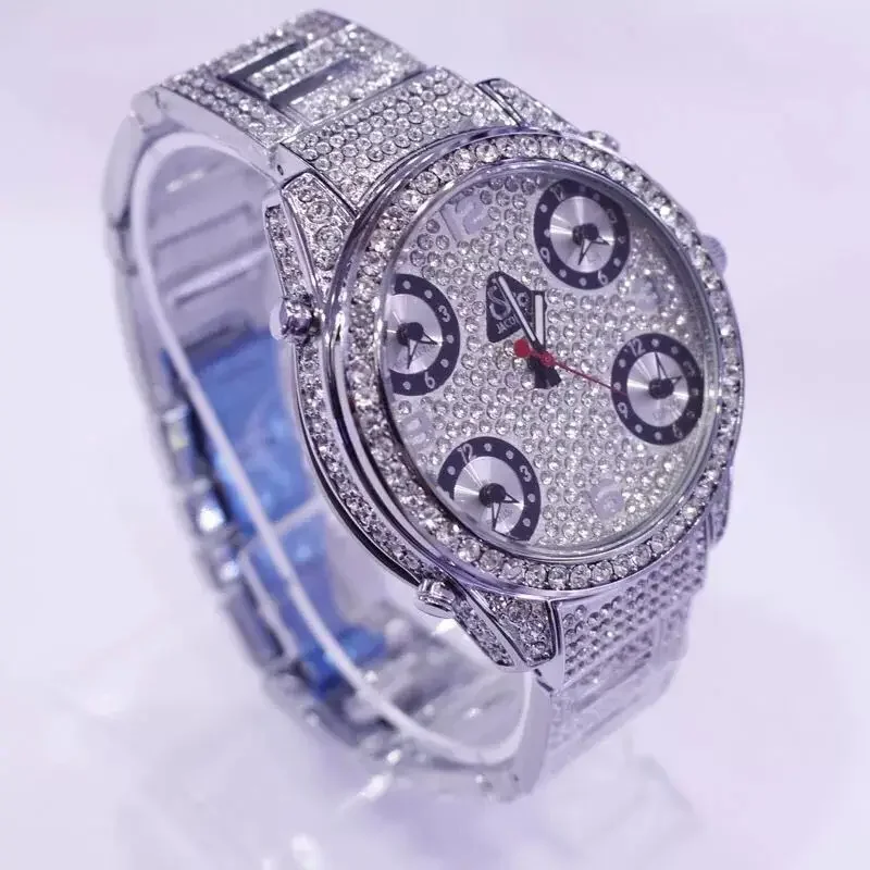 Czech Leopard Full of Stars Couple Rhinestone Non-mainstream Hip Hop Men's Women's Watch Watch