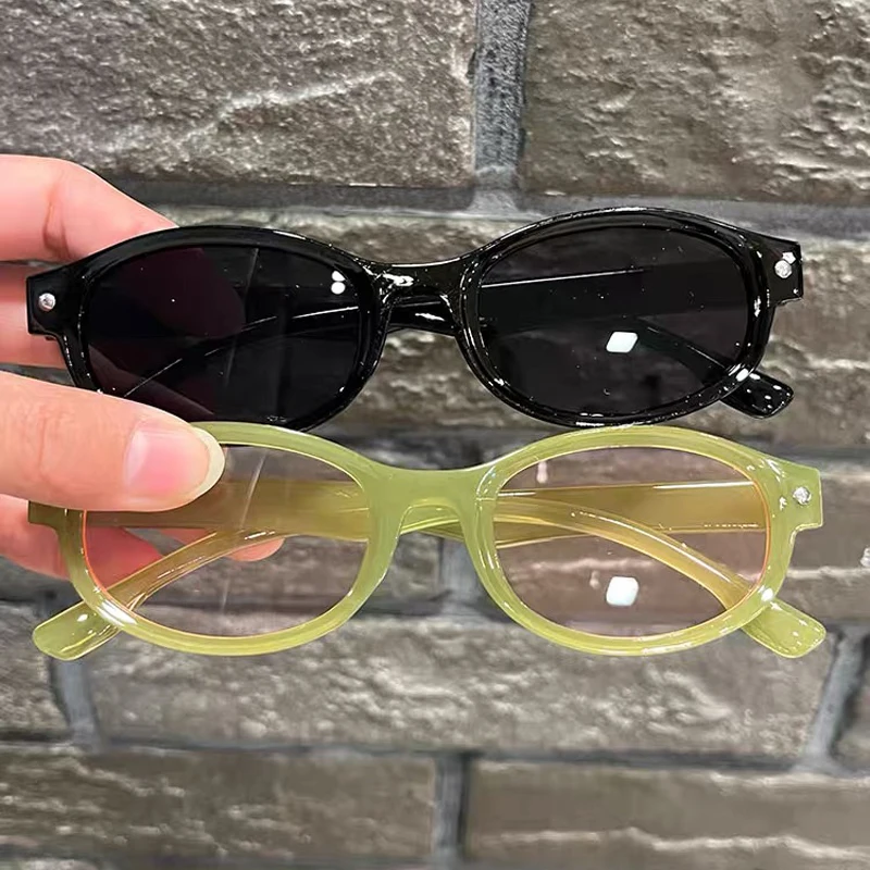 Children Small Oval Sunglasses Vintage UV400 Resistant Outdoor Cute Girl Boy Fashion Glasses Protection Classic Kids Sunglasses