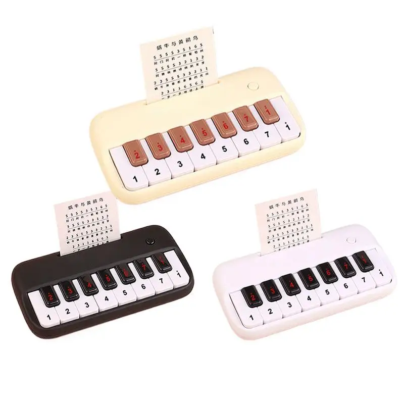 Portable 15 Keys Digital Keyboard Children's Mini Electronic Piano Children Musical Instrument Educational Toy for 3-6 Year Old
