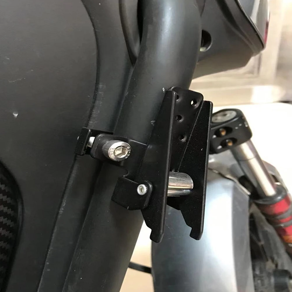 1/2Pair Black Motorcycle Passenger Foot Peg Folding MTB BMX Bike Pedal Footrest Footpeg Parts Motorbike Modified Parts