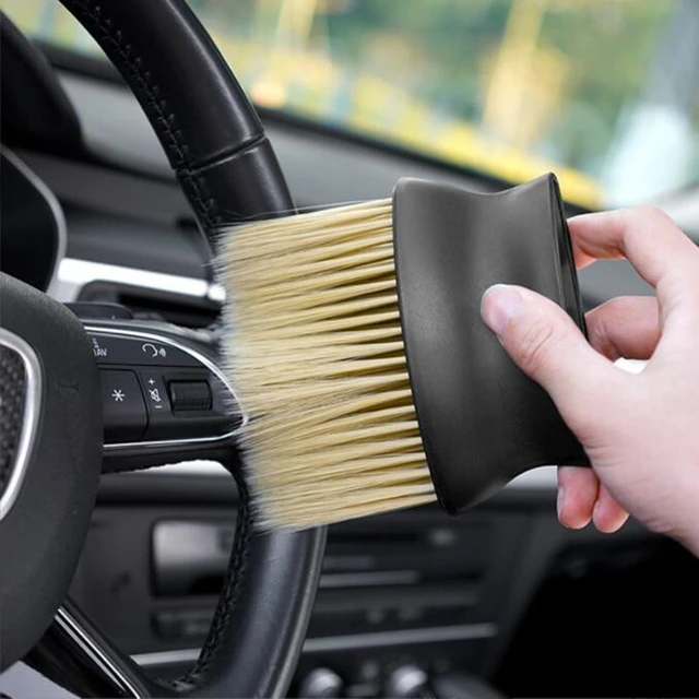 Brosse de nettoyage de sortie d'air de climatiseur de voiture