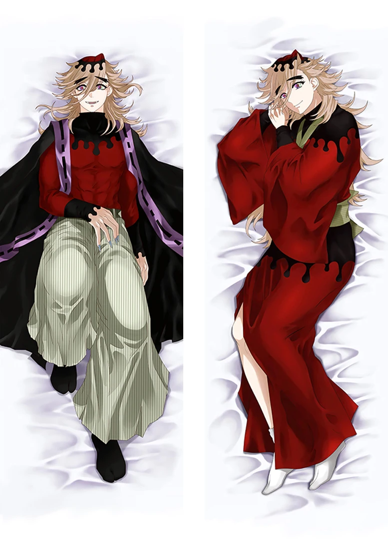 Anime Demon Slayer Douma Dakimakura Pillow Case Otaku Waifu Bedding 