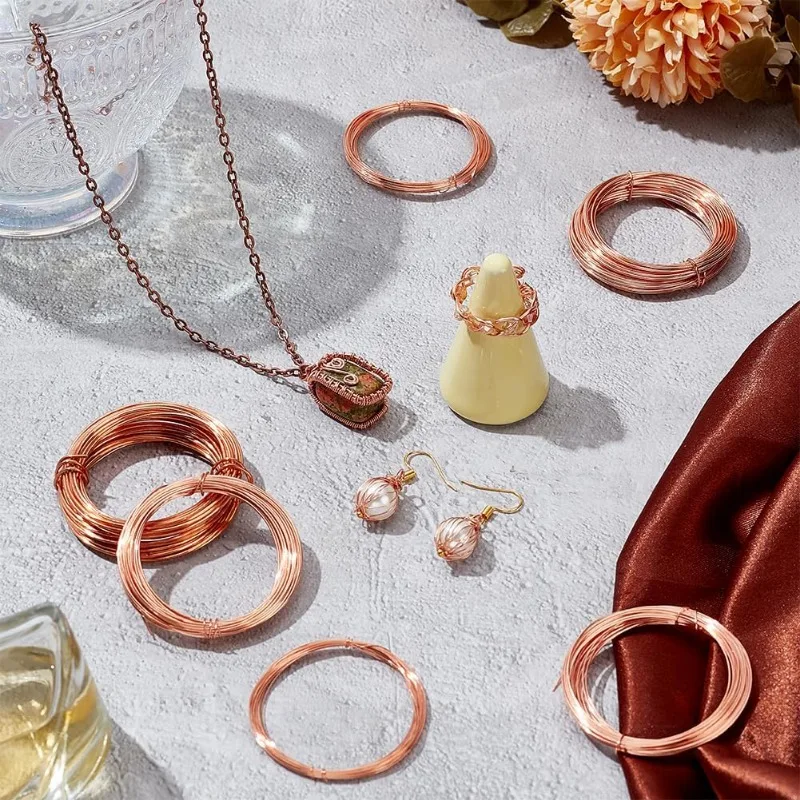 Filo Di Rame Dorato Francese 1mm - 24.9m, Per Ricamo E Decorazioni - Foto 8