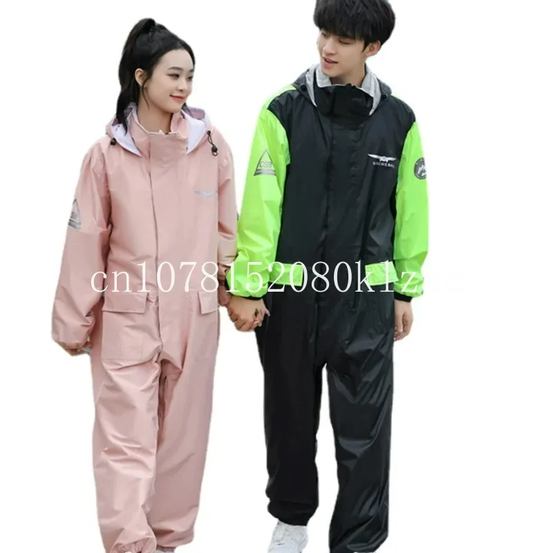 

Woman Fashion Packable Guardar Chuva Unisex Rain Gear Big Raincoat Hooded Cycling Man Waterproof Overall Style Quality Rainwear