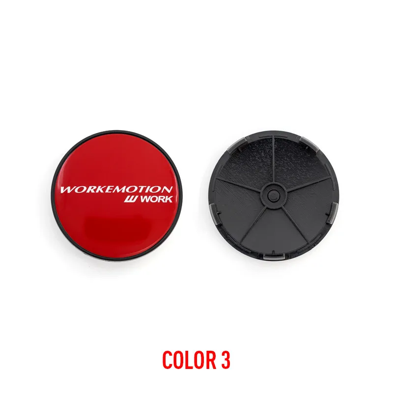 4PCS/lot 68MM WORK EMOTION Car Wheel Center Hub Caps Wheel Center Cap Decoration Auto Styling Rim Hub Cap car wheel hub covers