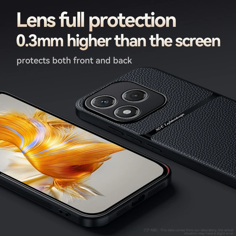 Luxury Leather Magnetic Phone Case - Shockproof Car Holder Cover