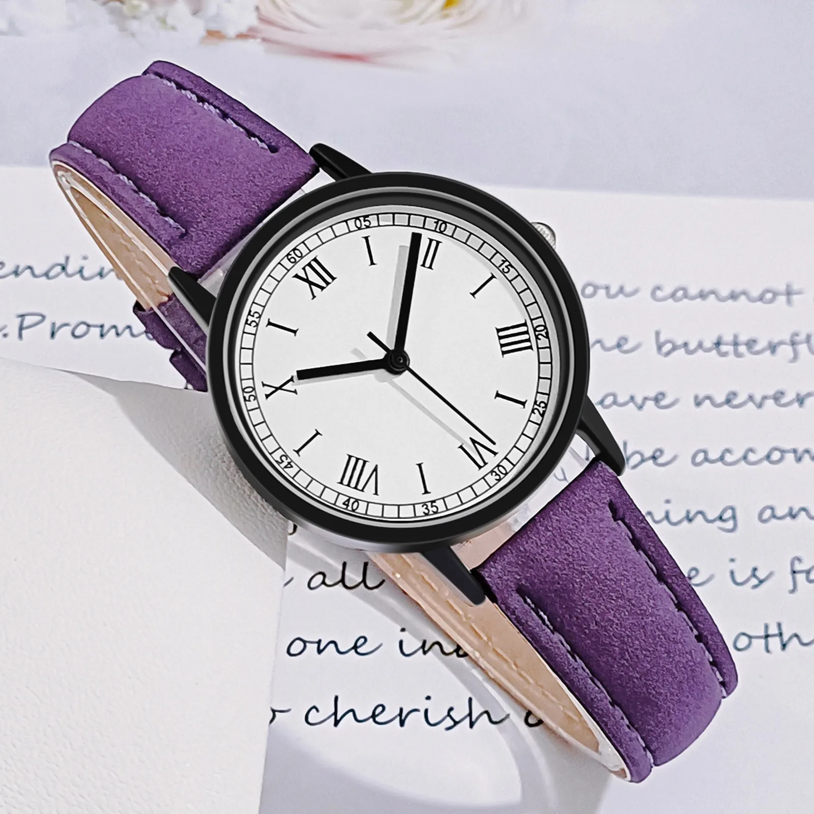 

Women's Watch Quartz Dial Digital Watch Frosted Leather Strap Ladies And Girls Watch For Ladies Zegarek Damski ReloGio Feminino
