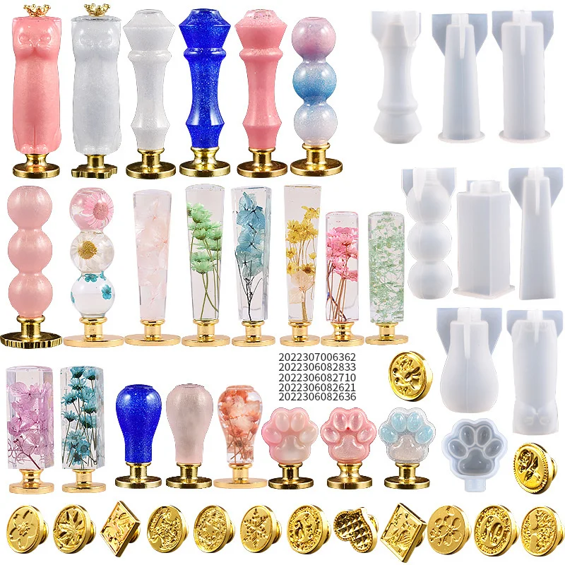 DIY handle silicone mold made of epoxy resin can be used for making