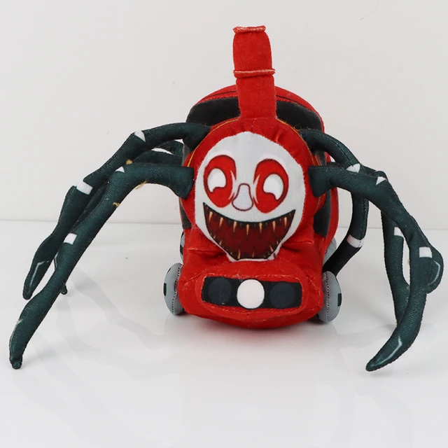 Jogo de terror choo-choo charles brinquedo de pelúcia macio aranha recheado  boneca horrível charles trem dos desenhos animados aranha plushies  presentes para crianças - AliExpress