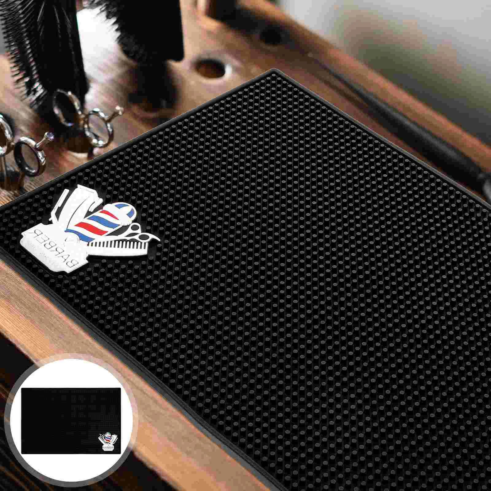 

Silicone Storage Pad Barber Stations Salon Mat Mats for Clippers Hair Stylist Organizer Placemats
