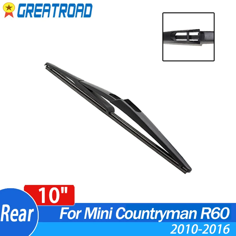 

Wiper 10" Rear Wiper Blade For Mini Countryman R60 2010 2011 2012 2013 2014 2015 2016 Windshield Windscreen Tailgate Window