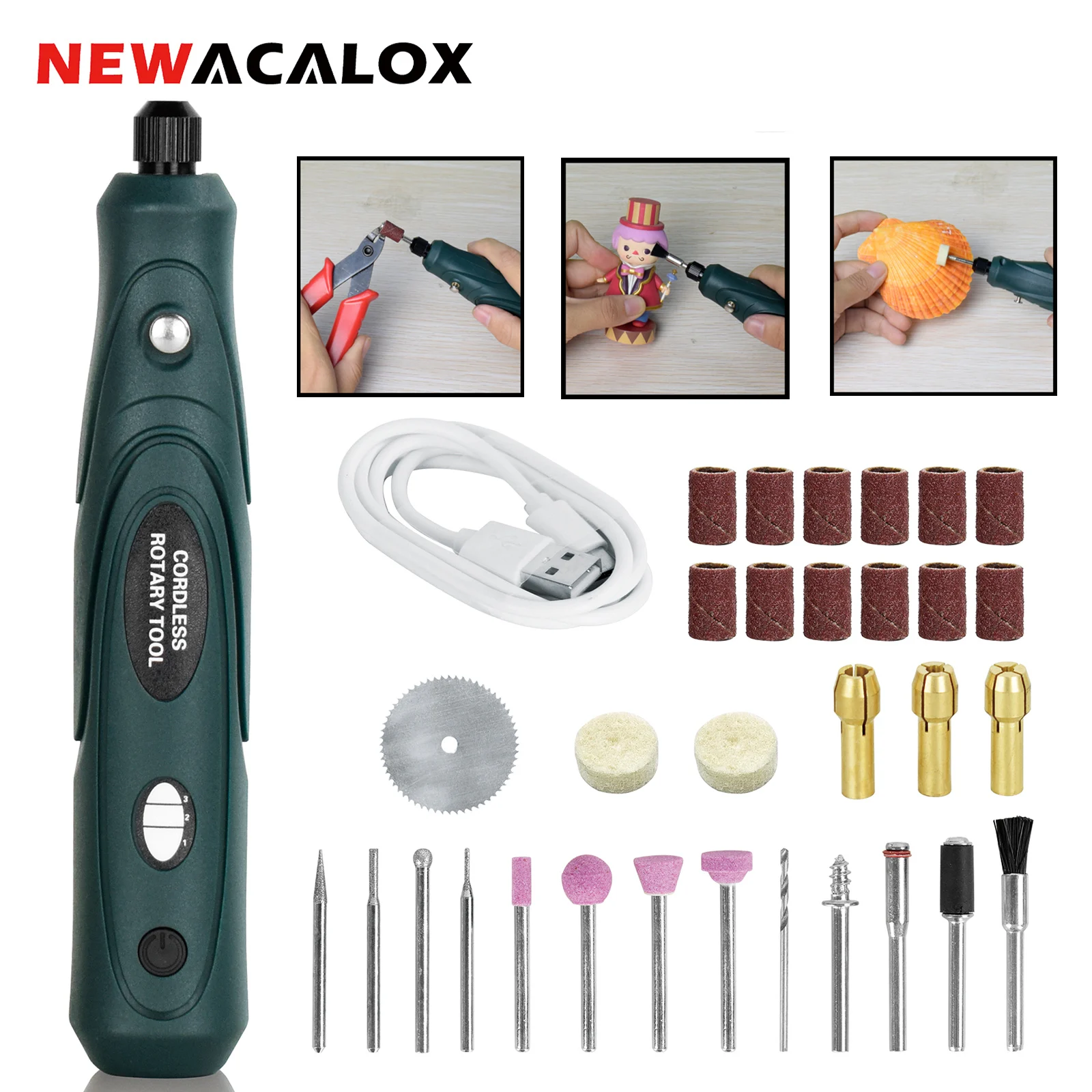 Electric Mini Grinder Tool Kit Rotary Tools Mini Grinding Set 5v