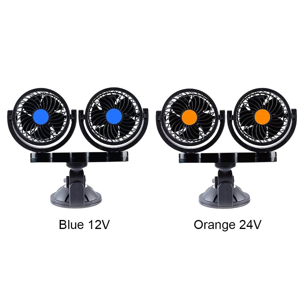 Universal 12V Mini Electric Car Fan Low Noise Summer Car Air Conditioner 360 Degree Rotating Cooling Fan Car Cooler 1 Pc I487883883