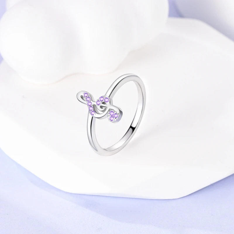 Silver Ring Spring 925 Sterling Silver Palm Evil Eye Heart Shaped Zircon For Women Birthday Jewelry Gift
